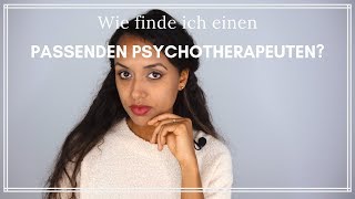 Psychotherapeutensuche  Wie finde ich den Passenden [upl. by Mullac]