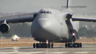 USAF C5 Galaxy up close takeoff at Abbotsford [upl. by Emyle]