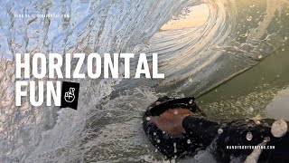 Is bodysurfing the ultimate HORIZONTAL FUN [upl. by Corvin]