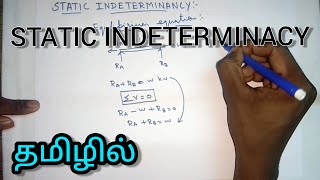 Static Indeterminacy  Structural Analysis in Tamil  Civil Engineering In Tamil [upl. by Cami547]