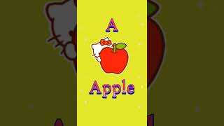 A for apple Alphabet Phonics Nursery rhyme kids children Dyanada Dankila YouTube channel [upl. by Colvin]