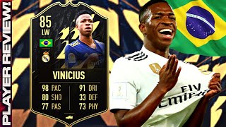 FIFA 22 TOTW VINICIUS JR PLAYER REVIEW  85 TOTW VINICIUS JR REVIEW  FIFA 22 ULTIMATE TEAM [upl. by Uhp]