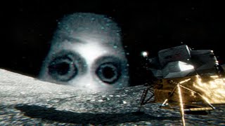 A TERRIFYING MONSTER IS HIDING ON THE MOON  3 Random Horror Games [upl. by Llirpa]