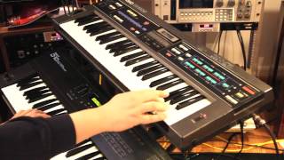 Roland D10 amp Casio CZ1000 ditty [upl. by Ahseinar]