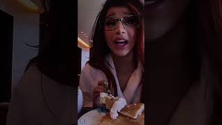 Cardi B eating pancakes 🥞 live cardib [upl. by Francyne]