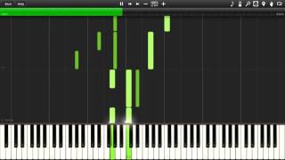 Naruto Shippuuden  Obitos Death Synthesia Piano MIDI [upl. by Tertia]