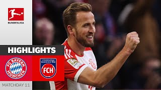 FC Bayern München  1 FC Heidenheim 42  Highlights  Matchday 11 – Bundesliga 202324 [upl. by Dryden]