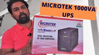 Microtek UPS Twin Guard Pro1000VA  Microtek 1000VA UPS Full Review Gaming UPS  Microtek UPS [upl. by Aivital]