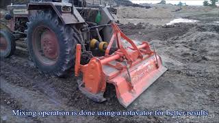 Soil Stabilisation using cement  HIGHWAY ENGINEERING [upl. by Nodnerb320]