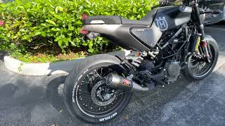 Competition Werkes GP SlipOn Exhaust for Husqvarna Vitpilen  Svartpilen 401 [upl. by Etteuqaj275]