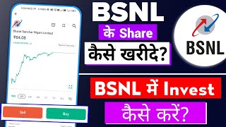 BSNL Ka Share Kaise Kharide How To Buy BSNL Share  BSNL Stock  BSNL Ka Share [upl. by Vaenfila702]