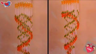 How to Make Jhumar  Jhumar Banane ka Tarika  Wall Hanging Ideas At Home [upl. by Ainerol914]