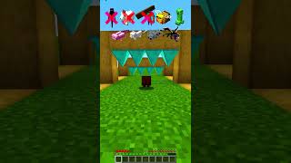 Minecraft Spikes Gap vs Lowest Mobs😱 もういいよ minecraft shorts [upl. by Iruj]