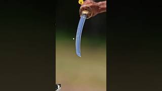 Katana Vs Bullet 😮  shorts short funny trending facts task gameplay mrbeast [upl. by Acimaj]