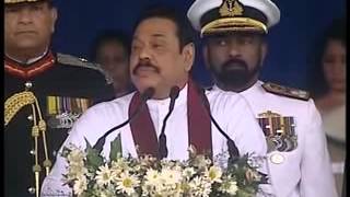 President Mahinda Rajapaksa  Sri Lankas 65th Independence Day [upl. by Iney]