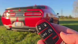 ✅️ Dodge Challenger 62 Supercharged SRT Hellcat 2016 Remote Engine Start 717Hp [upl. by Lambrecht]