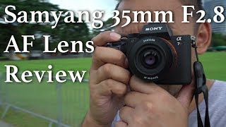 Samyang 35mm F28 AF Lens Review  John Sison [upl. by Cnut112]