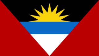 Antigua and Barbuda Flag and Anthem [upl. by Rimhsak]