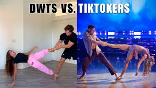 You Wont Believe TikTokers Trying Danny Amendolas DWTS Moves [upl. by Ydasahc100]