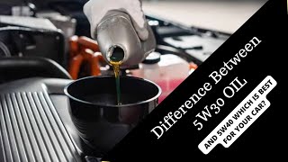 Difference Between 5W30 OIL and 5W40 Which is Best for Your Car [upl. by Aemat]