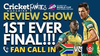 REVIEW 1ST EVER World Cup Final  SemiFinal South Africa vs Afghanistan  T20 World Cup [upl. by Annahsed]