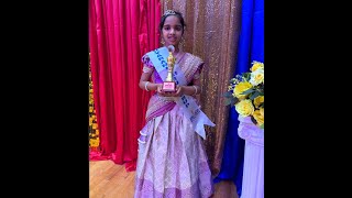 NRIVA DAY  2024 Pageant Competition  Sreshta  Runnerup [upl. by Harvey389]