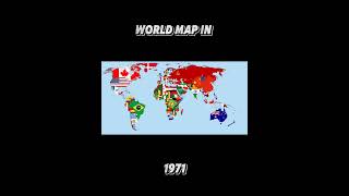 world map in 1971 shortviral [upl. by Zavras]