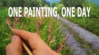 8 Photorealistic Landscape Painting  Time Lapse [upl. by Neri876]