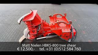 Matt Nielen HBKS800 tree shear [upl. by Aicenek779]