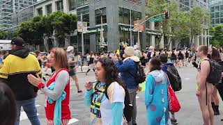 05212023 San Francisco Bay to Breakers 12K run The Starting Line [upl. by Kcirb481]