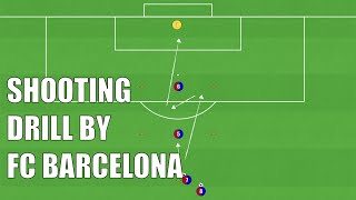 Shooting Drill by FC Barcelona  FootballSoccer [upl. by Mella]