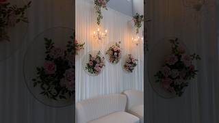 DIY Round Floor Hoop Backdrop [upl. by Elrebma]