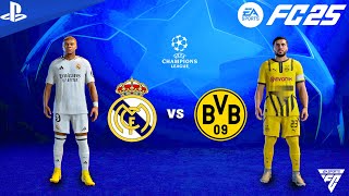 FC 25  Real Madrid vs Borussia Dortmund  UEFA Champions League 202425  Match Day 3  PS5™ 4K [upl. by Yrehc]