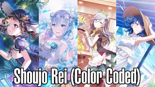 Game Size Shoujo Rei BanG Dream x Project Sekai Color Coded [upl. by Yehc]