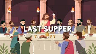 The Last Supper A Maundy Thursday Story  Easter Animation  Kids Cartoon  Bible Childrens Story [upl. by Htevi]