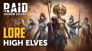 RAID Shadow Legends  Faction History High Elves [upl. by Catlee]