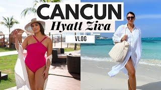 Cancun Vlog 🌴 Staying at the Hyatt Ziva Cancun [upl. by Ehtyde]