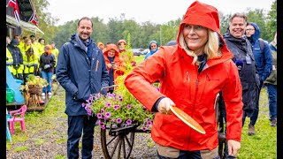 Princess MetteMarit is the sunshine on a rainy day in the Norwegian county royalty [upl. by Ahtoelc239]