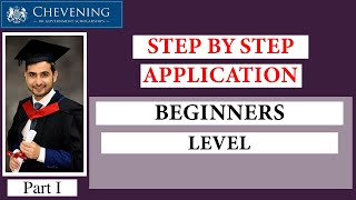 How to Apply for Chevening Award and Create Account for Beginners Part 01 [upl. by Tews]