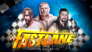 WWE FASTLANE 2016  PPV COMPLETO  SIMULACIÓN [upl. by Taddeusz]