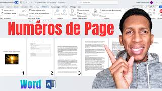 Comment Mettre facilement les numéros de pages  tutoriel Microsoft Word [upl. by Nahtan]