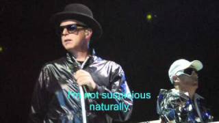 Pet Shop Boys  Lyrics  The only one [upl. by Allemat]