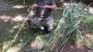 Phragmites Batter video quality archery bushcraft [upl. by Eidnil]