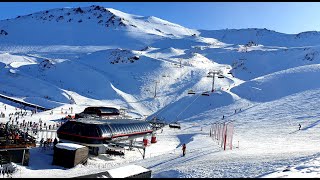 Mt Hutt Ski Field First Tracks Fun  Skiing the Virgin Mile 2 Jul 2022 [upl. by Ona]