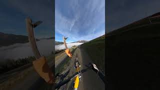 Unreal Above the clouds flowcam short shorts ytshorts sport mtb epic viral trending [upl. by Laurianne]