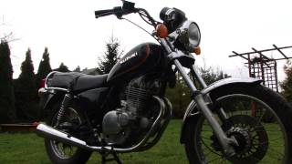 Suzuki GN 250 1995  cold engine run [upl. by Erfert]