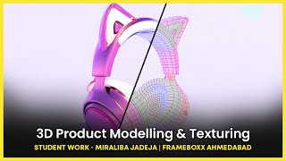 3D Product Modelling in Maya  Student Work Miraliba Jadeja  Frameboxx Ahmedabad [upl. by Haerb617]