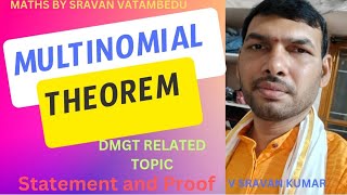 MULTINOMIAL THEOREM IN TELUGU VATAMBEDUSRAVANKUMAR [upl. by Wamsley]