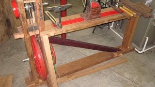 The Foot Powered Treadle Lathe [upl. by Kenney]