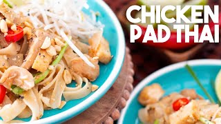 Chicken Pad Thai  Easy recipe  Kravings [upl. by Robinia661]